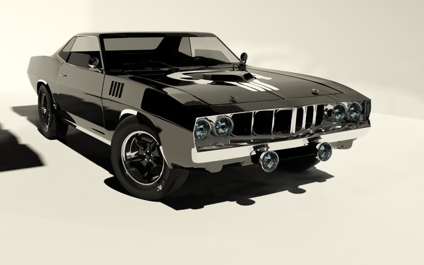 barracuda plymouth hemi 3d model - Plymouth Barracuda hemi by ngluvakov